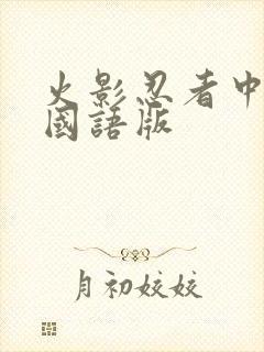 火影忍者中文版国语版