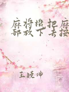 麻将机把麻将全部放下去按哪个键