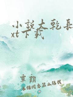 小说大乾长生txt下载