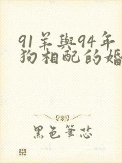 91羊与94年狗相配的婚姻如何