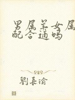 男属羊女属龙婚配合适吗