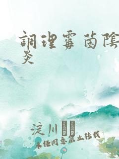 调理霉菌阴道发炎