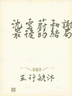 沈云蔚和谢有沅最后的结局