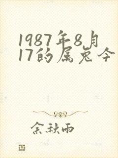 1987年8月17的属兔今年命运