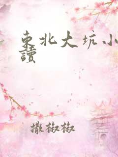 东北大坑小说阅读