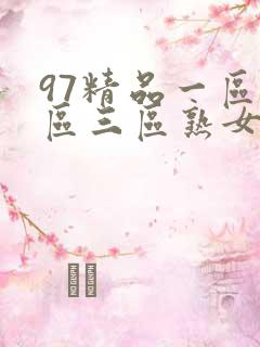 97精品一区二区三区熟女人妻