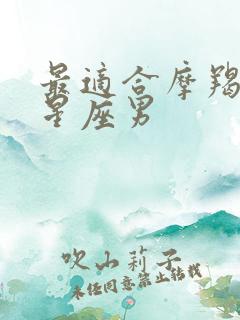 最适合摩羯女的星座男