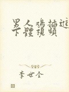 男人鸡插进女人下体视频