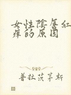 女性阴唇红肿瘙痒的原因