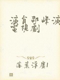 演员邵峰演过的电视剧