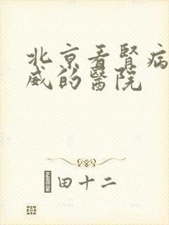 北京看肾病最权威的医院