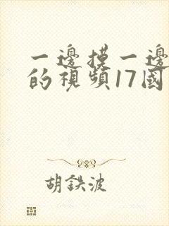 一边摸一边做爽的视频17国产