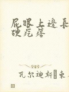 屁眼上边长了个硬疙瘩