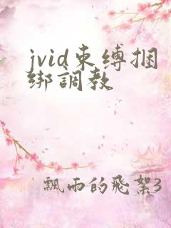 jvid束缚捆绑调教
