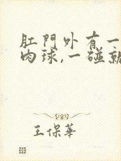 肛门外有一个小肉球,一碰就疼