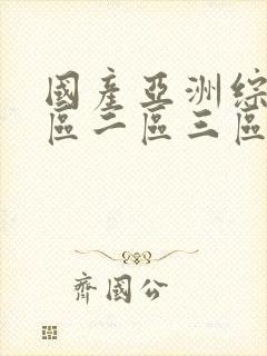 国产亚洲综合一区二区三区