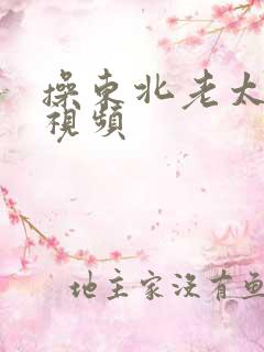 操东北老太太逼视频