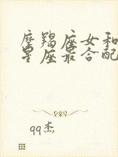 摩羯座女和什么星座最合配对