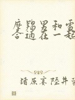 摩羯男和处女女合适在一起吗