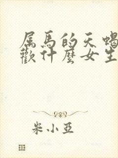 属马的天蝎男喜欢什么女生