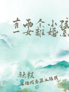 有两个小孩一男一女离婚怎么判