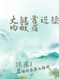 大腿靠近膝盖肌肉酸痛