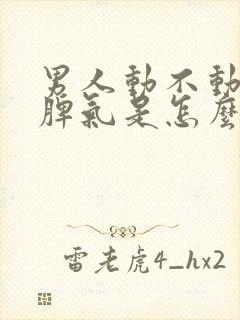 男人动不动就发脾气是怎么回事