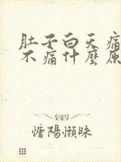 肚子白天痛晚上不痛什么原因