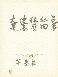 大便拉红色的血是怎么回事