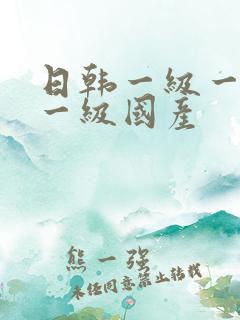 日韩一级一欧美一级国产