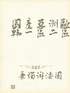 国产亚洲欧美日韩一区二区三区