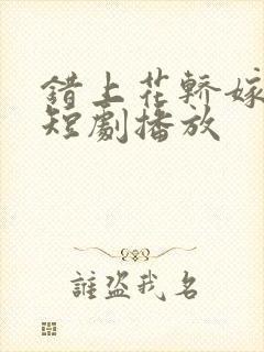 错上花轿嫁王爷短剧播放