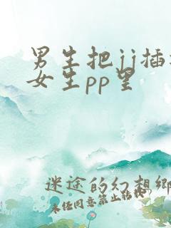 男生把jj插进女生pp里