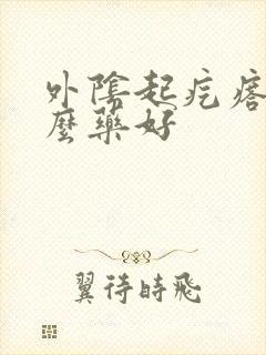 外阴起疙瘩用什么药好