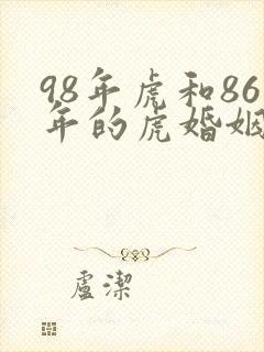 98年虎和86年的虎婚姻怎么样
