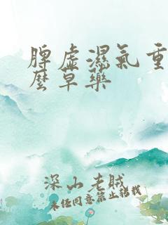 脾虚湿气重吃什么草药