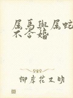 属马与属蛇的合不合婚