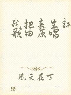 我把来生许给你歌曲原唱