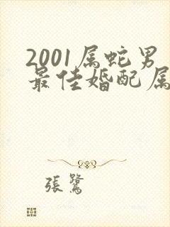 2001属蛇男最佳婚配属相