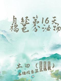 月经第16天有褐色分泌物正常吗