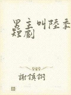 男主叫陆季年的短剧