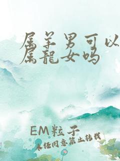 属羊男可以娶个属龙女吗