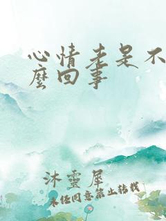 心情老是不好怎么回事