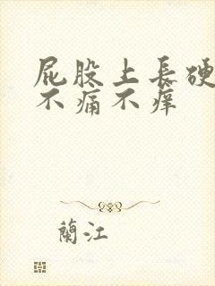 屁股上长硬疙瘩不痛不痒