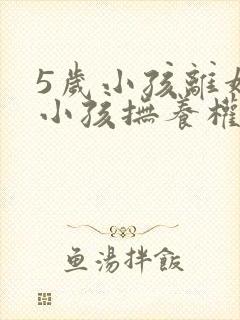 5岁小孩离婚后小孩抚养权归谁?