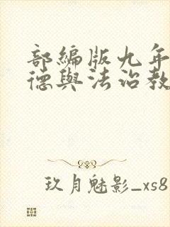 部编版九年级道德与法治教学计划