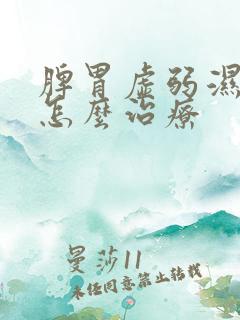 脾胃虚弱湿气重怎么治疗