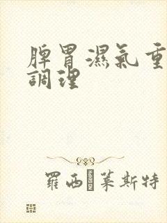 脾胃湿气重吃啥调理