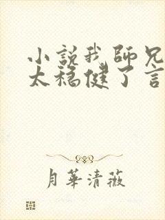 小说我师兄实在太稳健了言归正传电子书