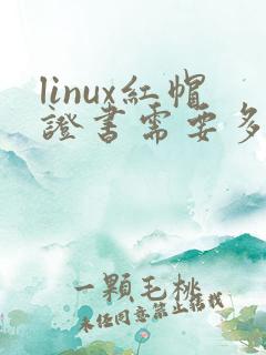linux红帽证书需要多少钱
